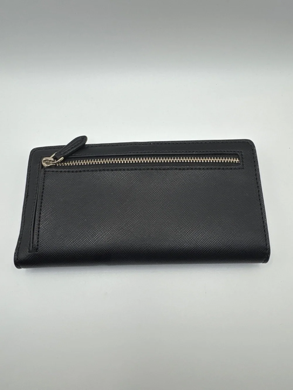 Kate Spade New York Black Leather Zip Around Wallet
